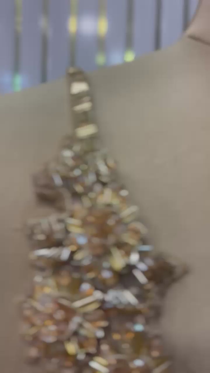 Liquid Gold Sculptural Blouse